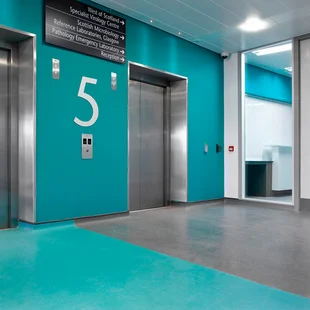 Wartezone - Gerflor DLW Bodenbelag Linoleum