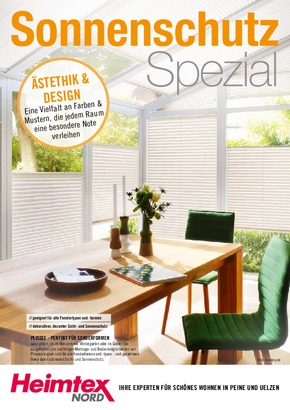 PDF Unser aktueller Sonnenschutz-Prospekt für Sie!