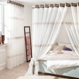 Himmelbett - Gerster_11119_300_0023_2012_03_0 Gardine Stoffe Ösenschal